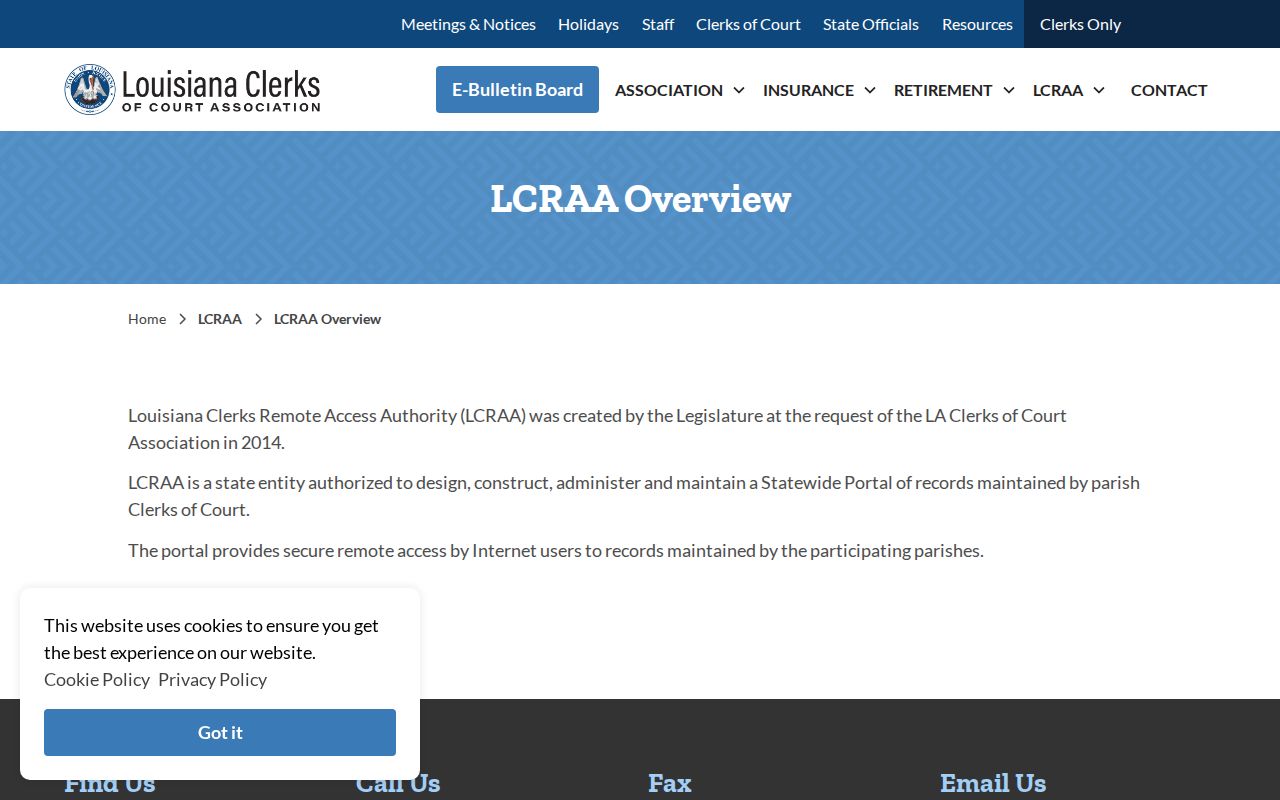 Statewide clerk remote access page reviewed for Morehouse Parish warrant records searches